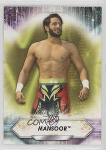 2021 Topps WWE Citrine /75 Mansoor #118 Rookie RC