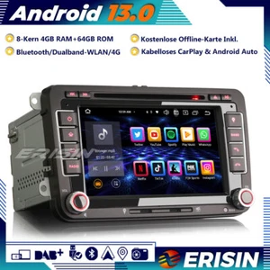 8-Kern Android 13 Autoradio GPS Für VW Passat Golf 5/6 Polo Jetta Touran T5 Seat - Bild 1 von 16