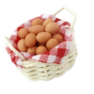 Mini Eier Korb Kind Mini-Ei-Modelle Mini-Ei-Dekore Für Die Küche - Bild 1 von 12