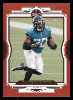 2021 Panini Legacy Red #75 James Robinson /299 - Image 1 of 2