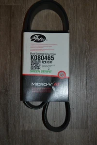 New Gates Serpentine Green Stripe Micro-V Belt K080465 Free Ship - Picture 1 of 2