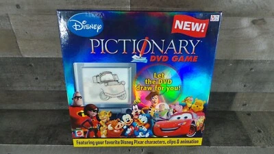 2007 Disney Pixar Pictionary DVD Game, the DVD draws for you, clean & complete - Image 1 of 4