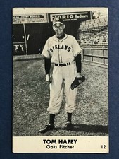 TOM HAFEY 1948 SMITH'S CLOTHING BASEBALL 48 OAKLAND OAKS NO 12  44024