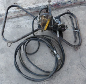 JCB Hand Hydraulic Auger Attachment Excavator skid steer Post Hole Digger - Picture 1 of 9