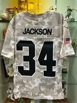 Мужская футболка Bo Jackson Raiders Salute to Service Nike НОВАЯ с бирками - Изображение 1 из 4