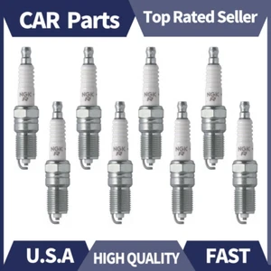 NGK "V-Power" Spark Plugs (Set of 8) for 1998-2014 Chevrolet Tahoe 5.3L 6.2L 5.7 - Picture 1 of 3