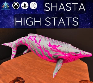 Ark Ascended Official PVE PS5 XBOX PC SHASTASAUR HIGH STATS COTTON CAND CLONE - Picture 1 of 4