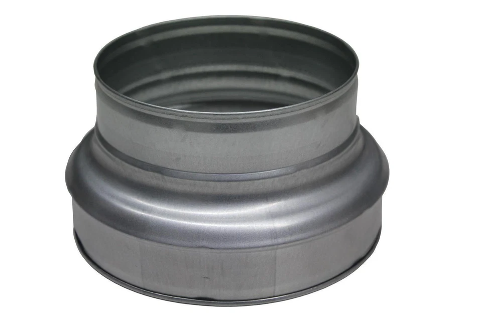 SONSTIGE Reduzierstück 125 auf 100mm - Reduzierung Reduktion Wickelfalz Rundrohr verzinkt