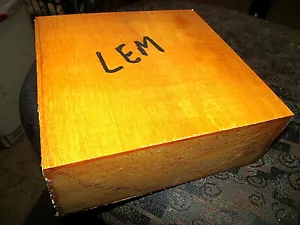 EIN GROSSER SCHÖNER TROCKENER LEMONABALLI HOLZROHLING HOLZ 10" X 10" X 3" - Bild 1 von 1