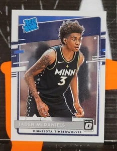 2020-21 DONRUSS OPTIC BASKETBALL * JADEN McDANIELS * RATED ROOKIE #178 - WOLVES - Picture 1 of 1