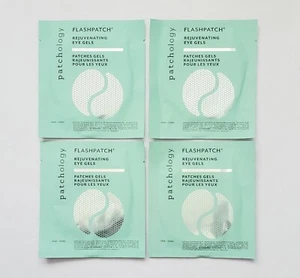 4x Pairs Patchology Flashpatch Rejuvenating Eye Gels Travel Size, New! C6* - Picture 1 of 3