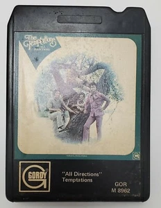 THE TEMPTATIONS ALL DIRECTIONS RELEASED 1972 8-TRACK CARTRIDGE ALBUM LABEL GORDY - Picture 1 of 12
