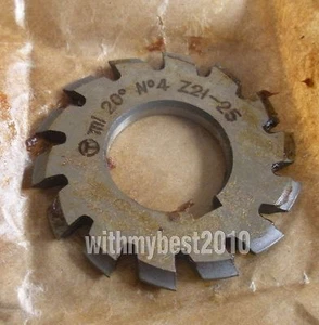 Menge 1 Stck. HSS M1 20 Grad #4 Schneidbereich 21-25 Zähne Wickel Zahnradschneider - Bild 1 von 2