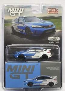 2024 MINI GT MIJO TOYS EXCLUSIVE HONDA CIVIC TYPE R #3 2023 PACE CAR #753 - Picture 1 of 2