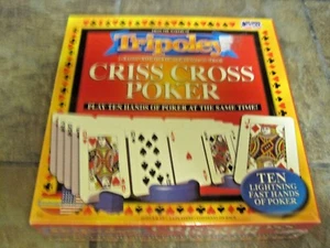 CRISS CROSS POKER ~ CADACO ~ PLAY TEN HANDS AT THE SAME TIME!! ~ NEW, SEALED - Picture 1 of 2