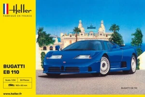 HELLER 80738. BUGATTI EB 110 1/24 scale Kit - Picture 1 of 7