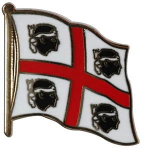 Italien Sardinien Flaggen Pin Fahnen Pins Fahnenpin Flaggenpin Anstecker - Picture 1 of 1