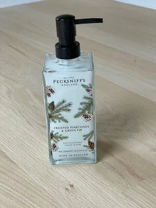 Pecksniff's frosted pinecones green fir glass hand soap pine Christmas woods - Picture 1 of 7