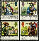 1992 350Th Anniversary Of The Civil War (Sg1620-1623) Mnh/Um Stamp Set