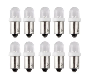 10x T4W 1 LED WEIß RÜCKLICHT GLÜHLAMPE 433 434 BA9S VERSETZTE 12V DC AUTO KFZ - Bild 1 von 3