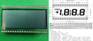 DISPLAY NUMERICO LCD 3 1/2 Digit 018P106C - Foto 1 di 1