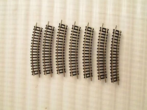Spur N, gebogenes Gleis 7xC122 R 235,mm 22,5°, DeAgostini - Bild 1 von 2