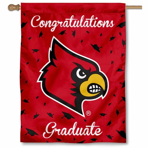 University of Louisville Graduation Gift Decorative Flag Cover