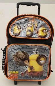 NEW!!! MINIONS 16" ROLLING Large Backpack FREE SHIPPING! - Picture 1 of 3
