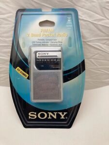 NEW Vintage 1996 Sony FM/AM 2 Band Pocket Radio ICF-S10MK2 FACTORY SEALED / NOS