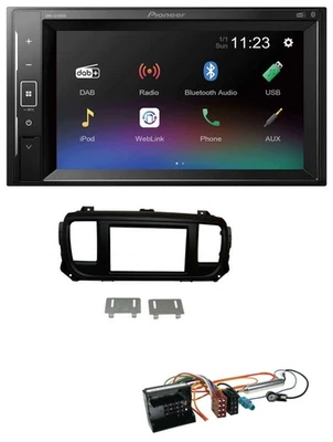 Pioneer DAB MP3 2DIN Bluetooth USB Autoradio für Citroen Jumpy Dispatch Spacetou - Bild 1 von 4