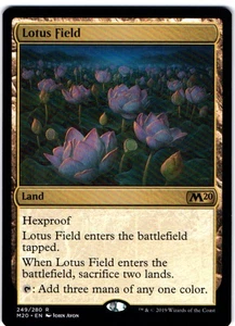 LOTUS FIELD 249 MAGIC: THE GATHERING CORE SET 2020 (M20) RARE ENGLISH NEAR MINT - Picture 1 of 4
