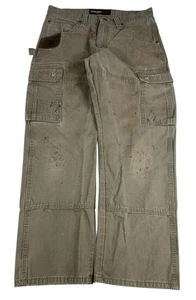 Wrangler Riggs Canvas Doppelknie Herren Größe 32x30 abgenutzte Arbeitskleidung Arbeitshose - Bild 1 von 10