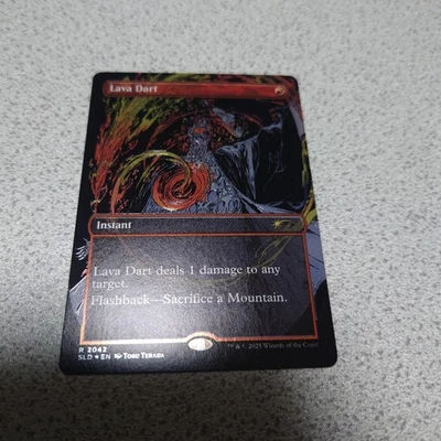 MTG Magic The Gathering Lava Dart Secret Lair Foil English NM - Image 1 of 4