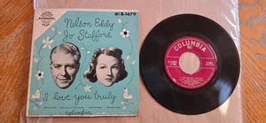 Nelson Eddy / Jo Stafford - 45RPM EP - I Love You Truly B-1679 - Picture 1 of 2