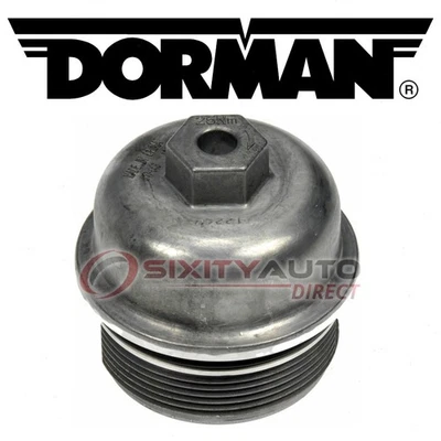 Dorman Engine Oil Filter Cover for 2010-2011 Saab 9-5 2.8L V6 Cylinder Block mn Foto 1 de 4