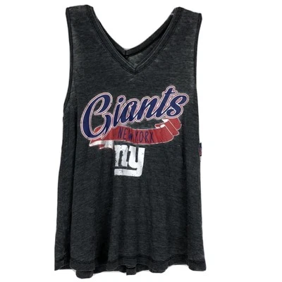 NFL Teens NWT New York Giants Tank V-Neck Gray Size S (3/5) Gray Football Sports - Image 1 of 4