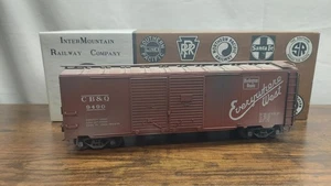 O Scale Intermountain 1937 AAR 40' CB&Q Box Car #9490 - Picture 1 of 8