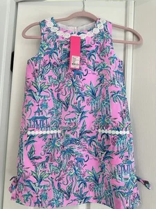 Lilly Pulitzer Little Lilly Classic Shift Lilac Rose Size 8 - Picture 1 of 2
