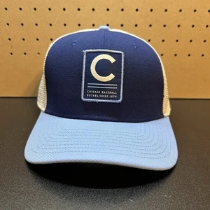Chicago Cubs Hat Cap Snap Back M/L Nike Trucker MLB Cooperstown Collect - Picture 1 of 9