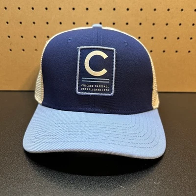 Chicago Cubs Hat Cap Snap Back M/L Nike Trucker MLB Cooperstown Collect - Image 1 of 4