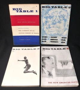 Vintage Literaturzeitschrift BIG TABLE 1 2 3 4 Beat Poesie Avantgarde KEROUAC 1960 - Bild 1 von 7