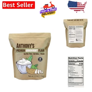 Glutenfreies Pfeilwurzelmehlpulver, 2,5 Pfund - gesunde Speisestärke Alternative - Bild 1 von 8