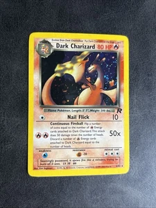 Dark Charizard 4/82 Team Rocket Holo SWIRL - Picture 1 of 5