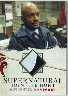 Supernatural Seasons 1-3 Costume Wardrobe Card M18 Victor Henriksen VARIANT (b) - Image 1 of 2