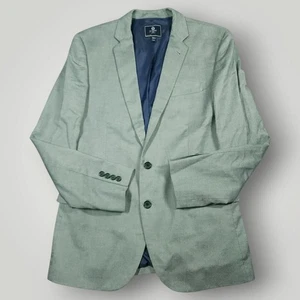 J Crew Blazer Sport Coat Mens 38R Thompson Slim Fit Pique Cotton Lightweight - Picture 1 of 9