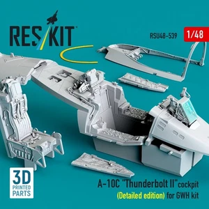 Juego de actualización de avión de resina de cabina detallada 1/48 A-10C ResKit RSU48-0539 - Imagen 1 de 3