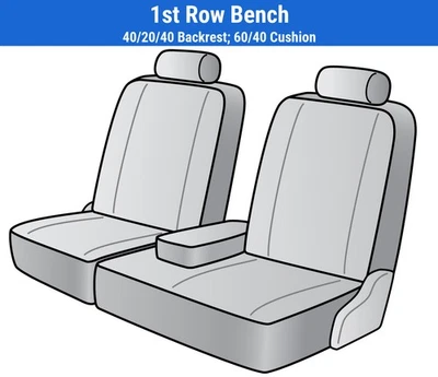 Genuine Neoprene Seat Covers for 1987 Cadillac Fleetwood - Image 1 of 4