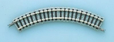 TomyTec 1111 N Scale Super Mini Curved Track C103 - Fine Track -- 4-1/16" - Image 1 of 1