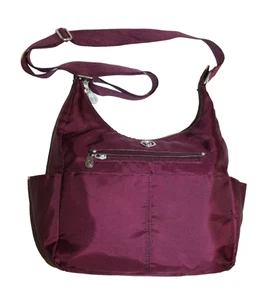 Bolso Bandolera de Viaje BAGGALLINI Púrpura con Funda para Asa de Equipaje - Imagen 1 de 17