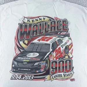 Kenny Wallace Shirt Mens 2XL NASCAR Racing ToyotaCare 900 Career Starts 2013 - Picture 1 of 8